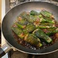 さつき's cooksnap of when they made ☆簡単☆照りマヨピーマンの肉詰め.