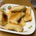 羊めぇめぇ's cooksnap of when they made ☆餃子の皮で♪蒸し大豆チーズスティック☆.