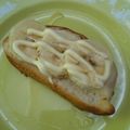 グリーンらぶ's cooksnap of when they made スイスの朝食☆バナナチーズトースト.