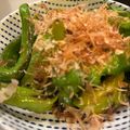 KEI〜☆'s cooksnap of when they made レンジで簡単 万願寺とうがらしの煮浸し.