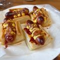 is♡'s cooksnap of when they made パイシートで簡単☆ウインナーデニッシュ.