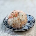 かっちゃん杉's cooksnap of when they made 三島食品のひろしとあかりのおにぎり.