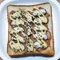 ＊ＫＹＯ＊'s cooksnap of when they made *ツナと椎茸マヨトースト*.