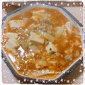 結真は道産子♪'s cooksnap of when they made 豚ひき肉と白菜の優しい麻婆豆腐^ ^.