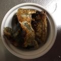 ma___111's cooksnap of when they made 鮭の皮のパリパリ焼き.