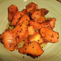 ピント's cooksnap of when they made お弁当に★カロリーオフ！元気がでる大学芋.