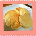 ぽちゃらん's cooksnap of when they made ＢＰなし！分厚いふわふわパンケーキ☆.
