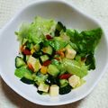 リリーNo１７'s cooksnap of when they made レタスを使った簡単サラダ☆.