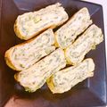 ハルヒナmama's cooksnap of when they made 卵焼き♡ほうれん草入り.