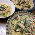 ロイテリー's cooksnap of when they made 鮭の和風クリームパスタ.