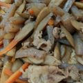 ☆☆ゆめママ☆☆'s cooksnap of when they made ごぼうとコンニャクのポークきんぴら.