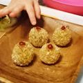 さなさきか's cooksnap of when they made パン粉を炒めて揚げない★カボチャコロッケ.