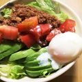 keikoree's cooksnap of when they made タコライス　辛! サルサソースを添えて.