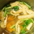 Pakako☆'s cooksnap of when they made 【おみそ汁】かぼちゃと小松菜のお味噌汁.