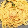 にこちゃんち's cooksnap of when they made 牛乳で簡単★固まらない★カルボナーラ.