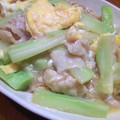 Snowy Ｏｗｌ's cooksnap of when they made とろ旨〜小松菜豚こま卵の中華炒め.