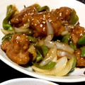 あずたくず's cooksnap of when they made 残った唐揚げで!!酢豚風★甘酢炒め.
