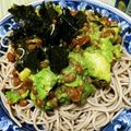 dめぐb's cooksnap of when they made アボカド納豆そば.
