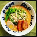 シーカ0913's cooksnap of when they made 豆乳とたっぷりナッツの辛ラーメン.