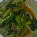 ヨシヨッシー's cooksnap of when they made めんつゆで簡単♪小松菜としめじの炒め煮.