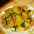 ダッフィーニーうに's cooksnap of when they made 根菜と鶏胸肉のオイスターソース炒め.
