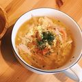 hinacorgi's cooksnap of when they made 時短！簡単！カニカマと卵のスープ！.