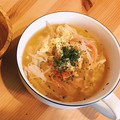 hinacorgi's cooksnap of when they made 時短！簡単！カニカマと卵のスープ！.