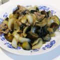 旦那は皿洗い's cooksnap of when they made 鶏とナスのぴり辛炒め.