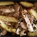 ジュニアsweet☆'s cooksnap of when they made フライパンで☆さつまいもと豚肉のきんぴら.