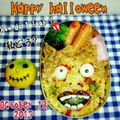 ママの小さなアモーレ's cooksnap of when they made パパのキャラ弁当3〜ハロウィンVer.〜.