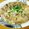 3yury's cooksnap of when they made 豚こま肉とごぼうの柳川風卵とじ.