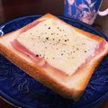 ❁Abake❁'s cooksnap of when they made メープルのチーズ生ハムトースト♡.