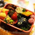 3chan。's cooksnap of when they made ハロウィンにCATS弁当◎簡単キャラ弁.