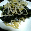 お蘭's cooksnap of when they made ☆糸こんにゃくとわかめの焼肉のたれ炒め☆.