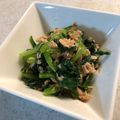 はるなつあさママ's cooksnap of when they made 小松菜・シーチキンのポン酢和え☆.