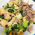 ＠ろむ's cooksnap of when they made 牛肉とチンゲン菜と卵のオイスター炒め.