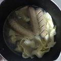 ma___111's cooksnap of when they made ソーセージとキャベツの白ワイン煮.