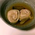 chihiroman's cooksnap of when they made ぷち居酒屋 あんかけ白菜ささみロール.