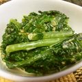 reinbo's cooksnap of when they made 菜っ葉のゴママヨ和え♡美味しい茹で方♪.