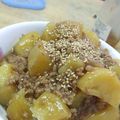 talove02's cooksnap of when they made 豚挽き肉であんかけ肉じゃが.