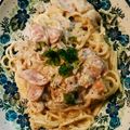 たくママ0226's cooksnap of when they made 濃厚〜♡ベーコンときのこのクリームパスタ.