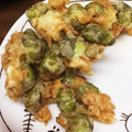 卵せんべい's cooksnap of when they made 簡単！えだまめのかき揚げ.