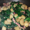 クックV61B91☆'s cooksnap of when they made ベーコンとほうれん草の洋風炒め.