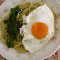 あーちゃん40's cooksnap of when they made 卵とキャベツのアジアンワンポットパスタ.