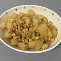クックU7HQHX☆'s cooksnap of when they made ヘルシー★簡単★節約★大根の肉味噌炒め.
