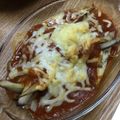 はーとねこ's cooksnap of when they made ゼブラナスのミートソース乗せ.