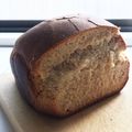 まどじろう's cooksnap of when they made HBで簡単！甘酒でつくる玄米粉パン.