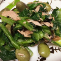 卵せんべい's cooksnap of when they made 小松菜と枝豆とツナの塩昆布和え.