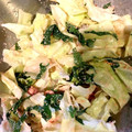 akiko13's cooksnap of when they made きゃべつのメンタイマヨ和え.