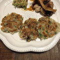 e.kinako's cooksnap of when they made えのきとじゃこのもちもち落とし揚げ.